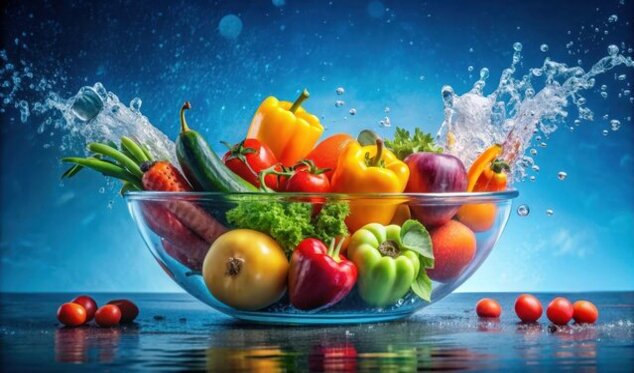 Fresh fruits and vegetables display at The Farmer Corner