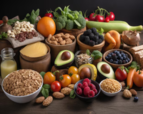 Grains and pulses display at The Farmer Corner